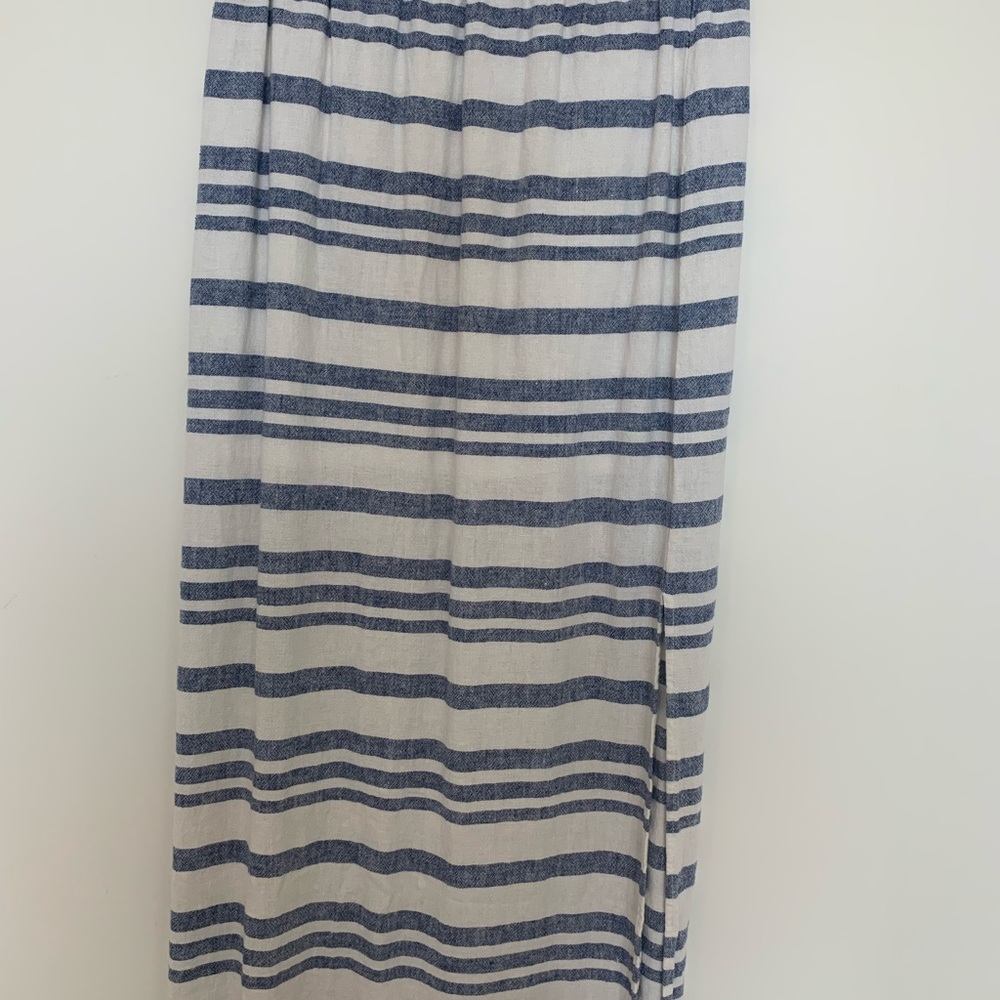 Old Navy linen/lined midi skirt
